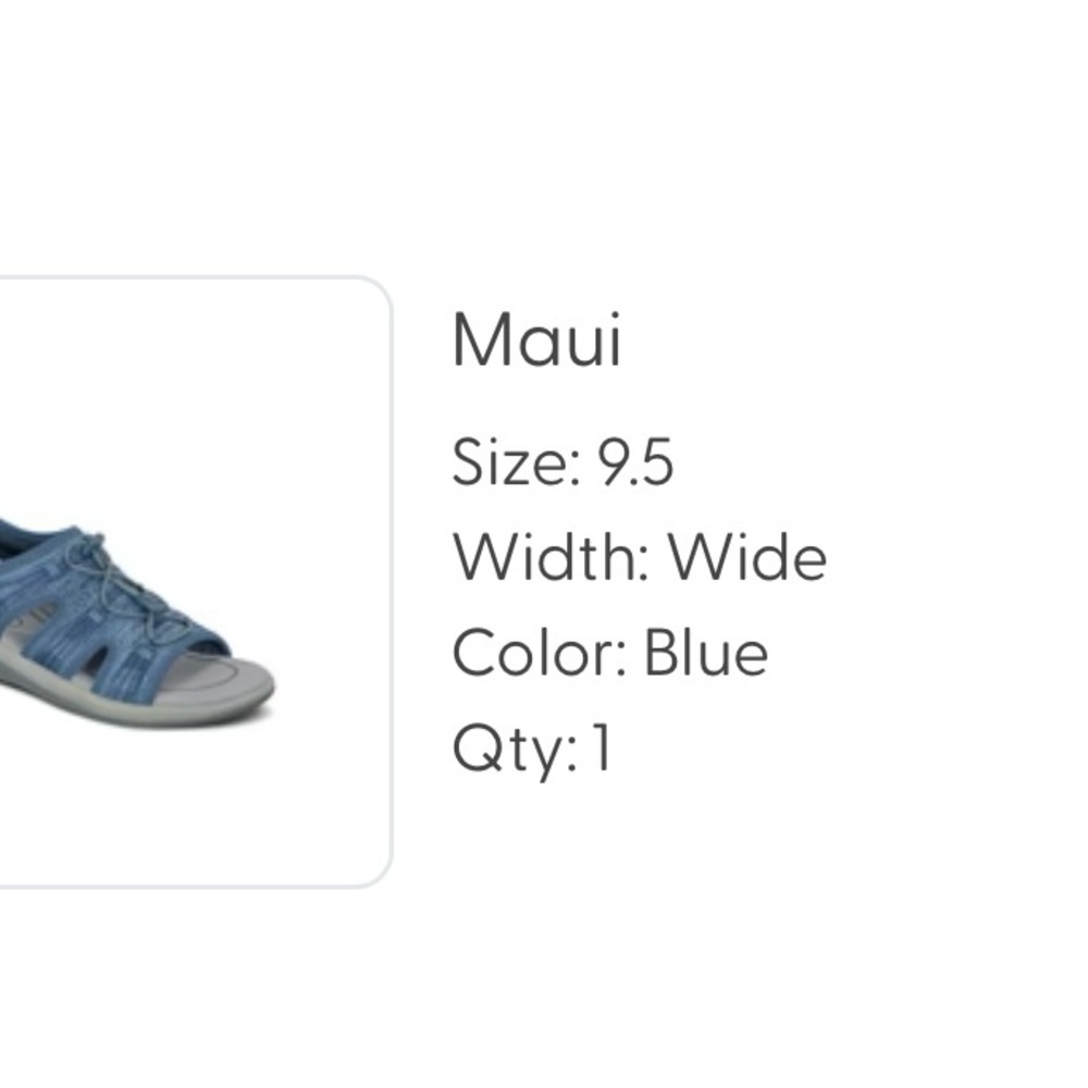 Maui Women's Blue Sandals
